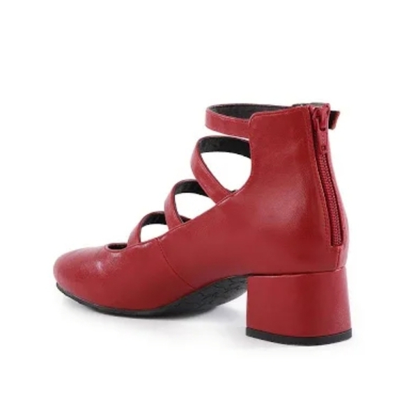 ❤️🔹️BC Footwear🔹️ Black Strappy Tap Dance Low  Heels - Picture 3 of 3